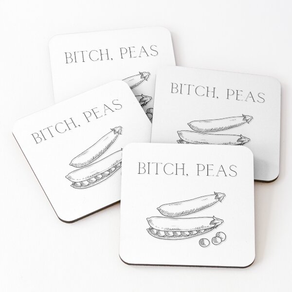 Item preview, Bitch, pea's Vegan designed and sold by Aline22.
