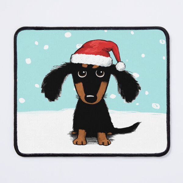 Item preview, Cute Dachshund Christmas | Winter Wiener Dog Santa designed and sold by Jenn Inashvili.