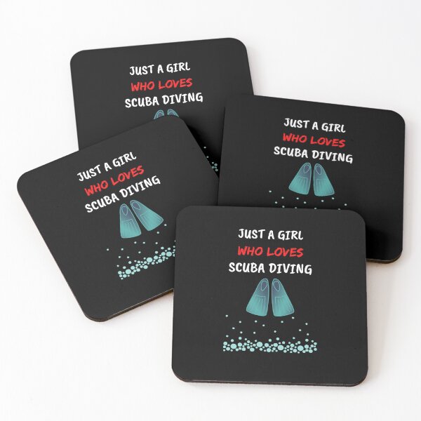 Item preview, Just A Girl Who Loves Scuba Diving designed and sold by Losthorsedesign.