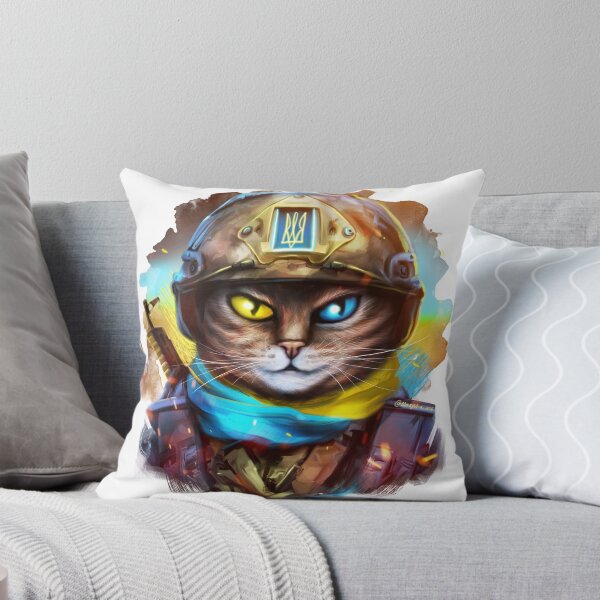 Item preview, Cat Ukrainian Soldier designed and sold by MaryshaArt.