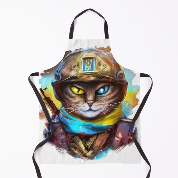 Item preview, Cat Ukrainian Soldier designed and sold by MaryshaArt.