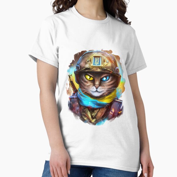 Item preview, Cat Ukrainian Soldier designed and sold by MaryshaArt.