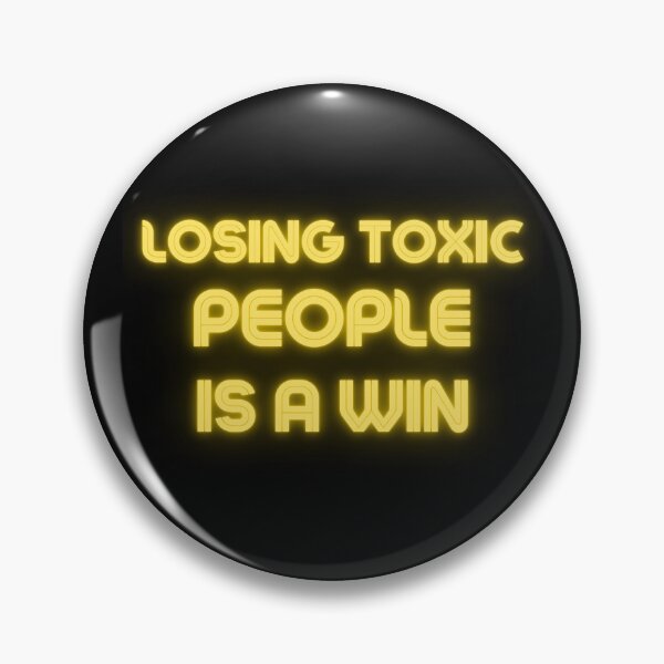Item preview, Toxic People Funny Quote designed and sold by beunique5.