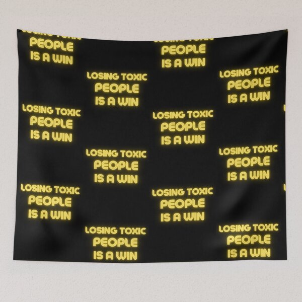 Item preview, Toxic People Funny Quote designed and sold by beunique5.