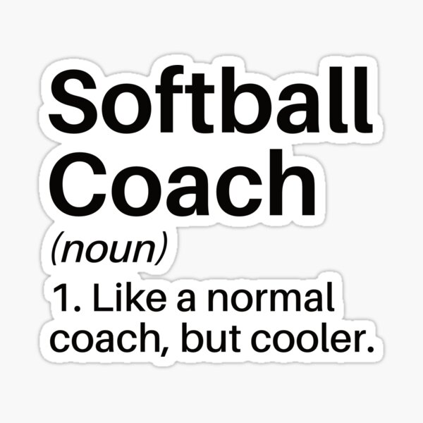 "Softball Coach Funny Definition Softball Coach Gift Softball