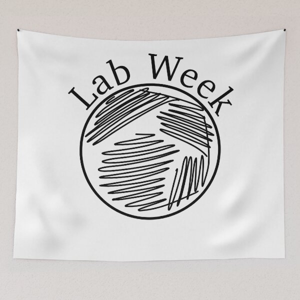 Item preview, Lab Week Agar Plate Black designed and sold by Lindsey Seymour.