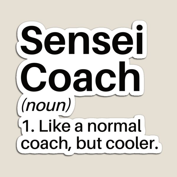 Item preview, Sensei Coach Funny Definition: Sensei Coach Gift - Sensei Instructor designed and sold by Adexyl.