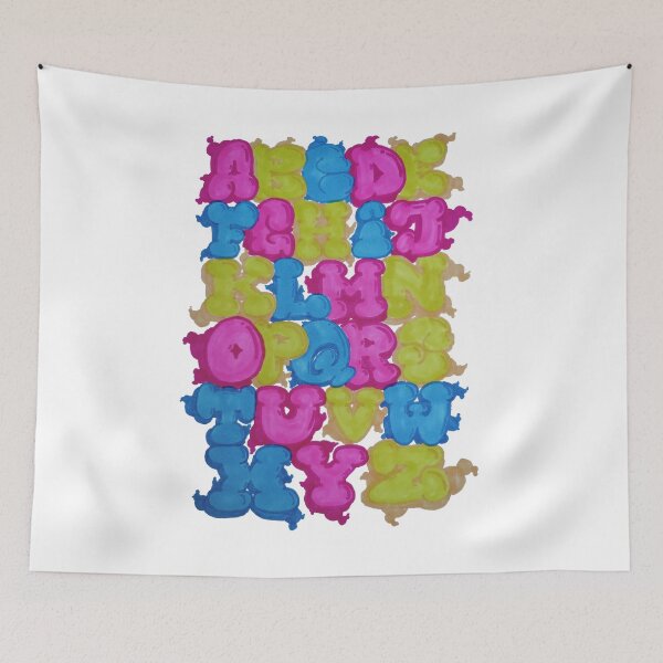 Item preview, thiCC Bubble Graffiti Alphabet designed and sold by thicc216.