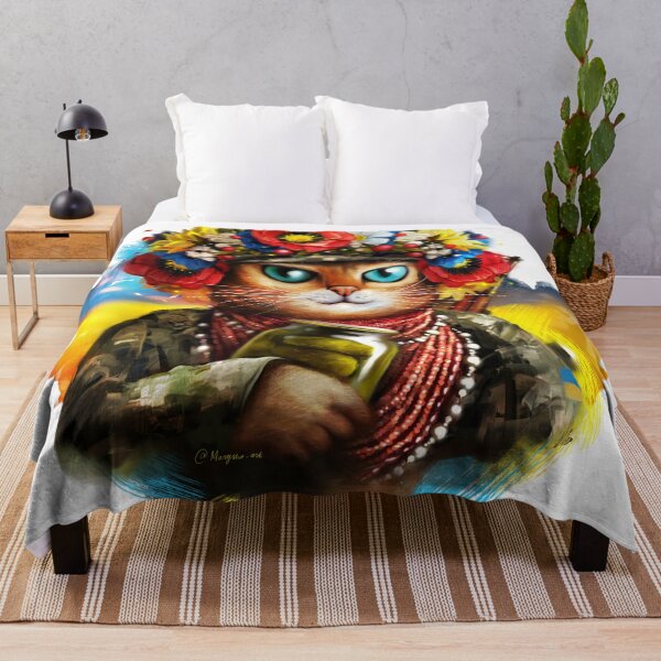 Item preview, Ukrainian cat soldier designed and sold by MaryshaArt.