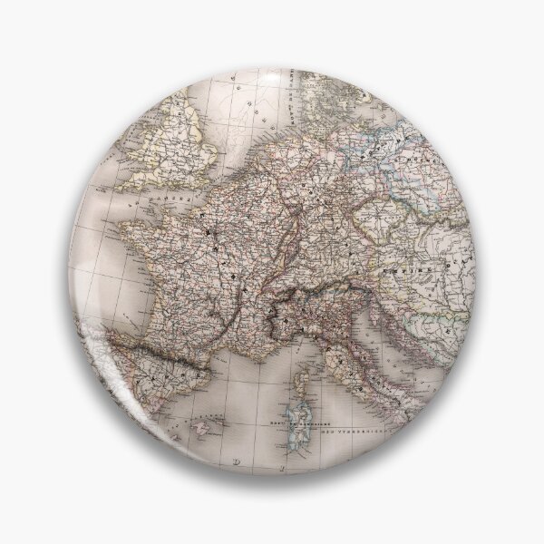 Item preview, Vintage Map of Europe Napoleonic French Empire 1812 designed and sold by philism.