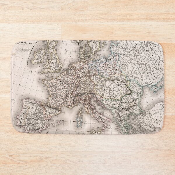 Item preview, Vintage Map of Europe Napoleonic French Empire 1812 designed and sold by philism.
