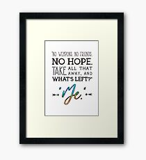 Buffy Quote Framed Print