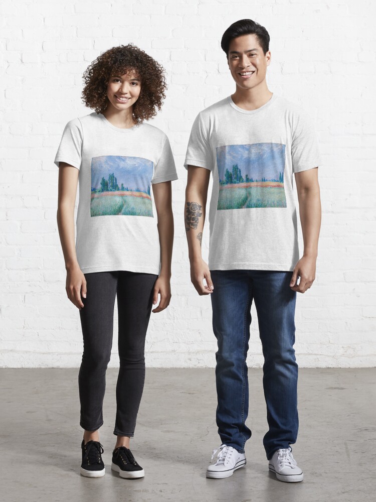 Wheat Field by Claude Monet Unisex T-shirt Classical Art Renaissance Shirt