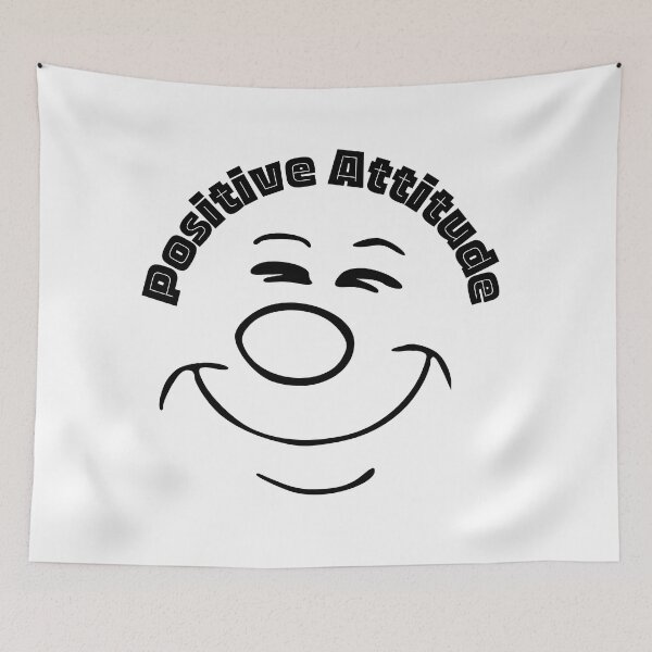 Item preview, Positive Attitude | Funny Faces | Humor | Designs by derickquince designed and sold by DerickQuince.