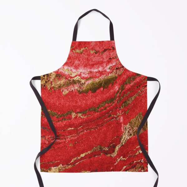 Item preview, Red and Gold Marble Design designed and sold by DonnaSiggy.