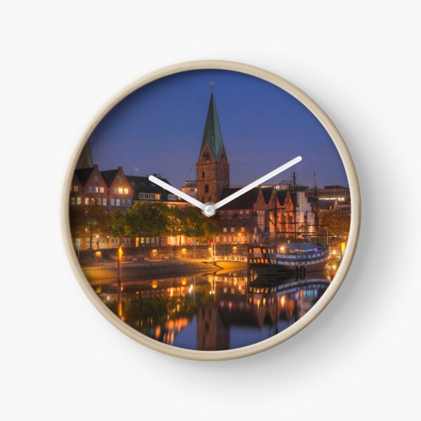 Item preview, Schlachte with Weser, Martinikirche and cathedral towers designed and sold by Torsten  Krüger.