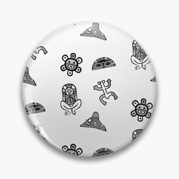 Item preview, Tainos Puerto Rico Coqui Atabey Cemi Sun Moon Black White Gray designed and sold by byDarling.