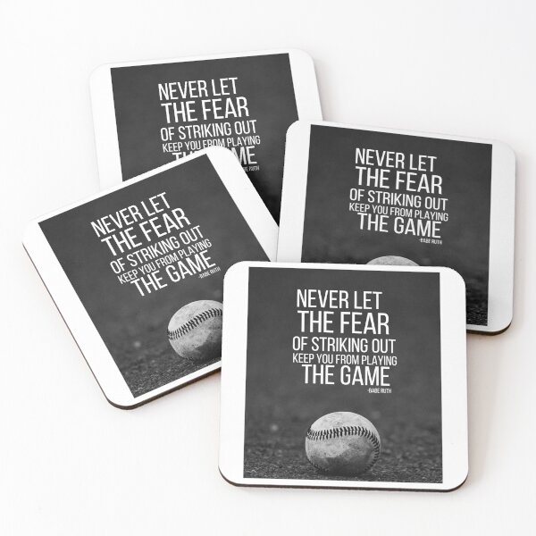 Item preview, Never Let The Fear Of Striking Out Keep You From Playing The Game   designed and sold by Magicalair.