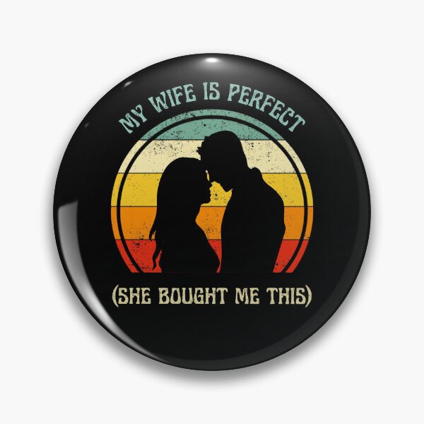 Item preview, my wife is perfect she bought me this - vintage retro design designed and sold by rmpk101.
