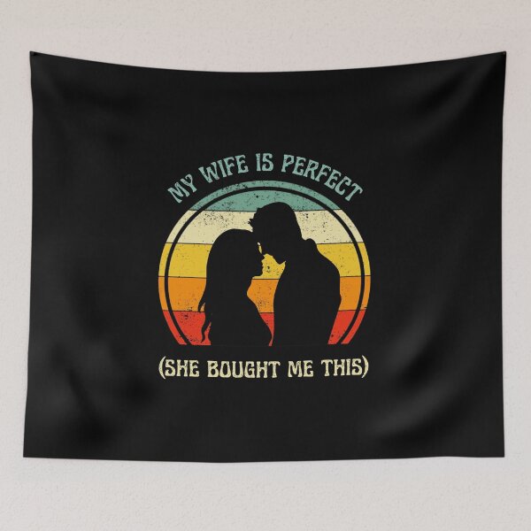 Item preview, my wife is perfect she bought me this - vintage retro design designed and sold by rmpk101.