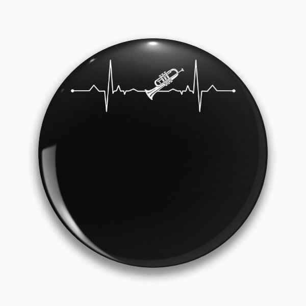 Item preview, Trumpet heartbeat trumpeter trumpeter musician designed and sold by Lenny Stahl.