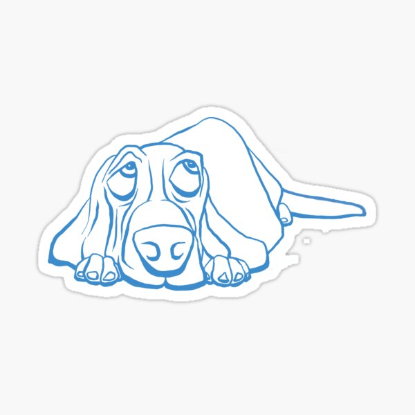 Item preview, basset got the blues designed and sold by blothed.