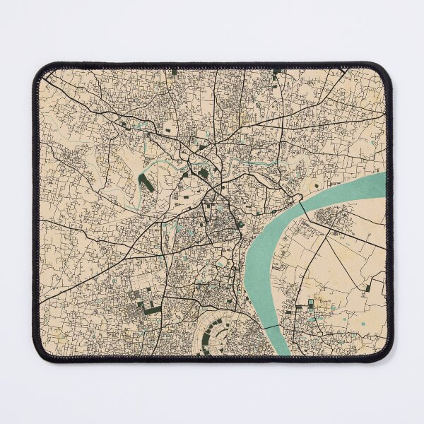 Item preview, Varanasi City Map of Uttar Pradesh, India - Vintage designed and sold by deMAP.
