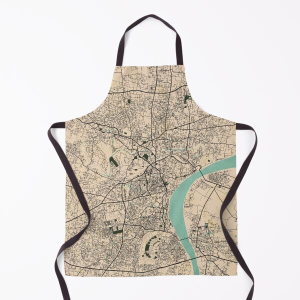 Item preview, Varanasi City Map of Uttar Pradesh, India - Vintage designed and sold by deMAP.