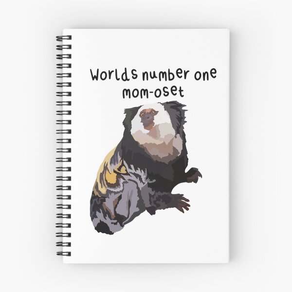 Item preview, Number One Mom-oset Marmoset Mothers Day, Marmoset Mother's Day Print – Adorable Mom and Baby Monkey Illustration designed and sold by PrettylittlepastelUk.