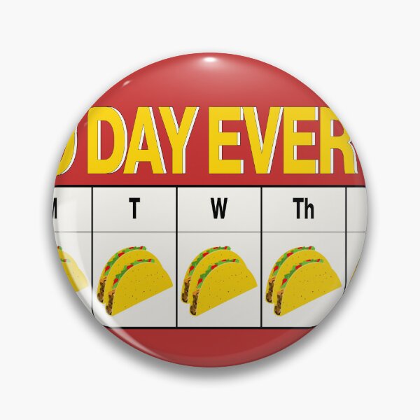 Item preview, Taco Day Every Day - Taco Calendar designed and sold by skauff.