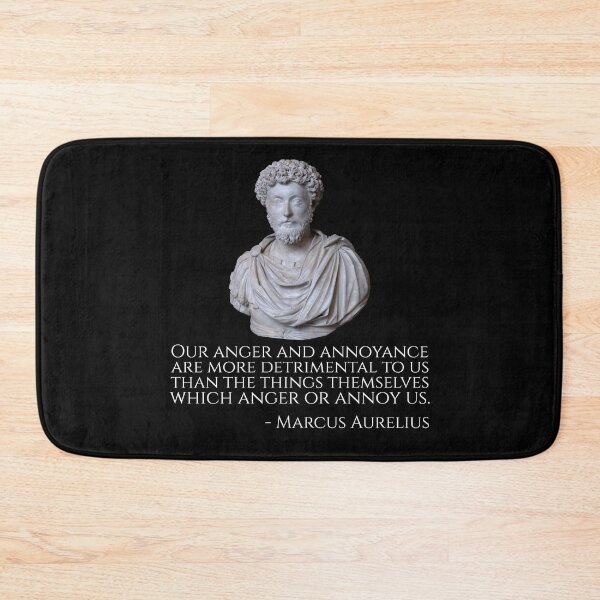 Item preview, Our anger and annoyance are more detrimental to us than the things themselves which anger or annoy us. - Marcus Aurelius designed and sold by Styrman.