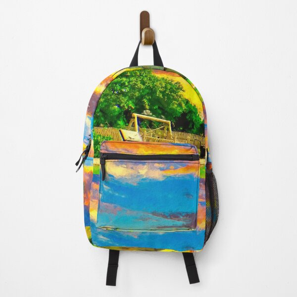 Item preview, The Pensacola lighthouse and maratime museum at sunset - digital painting designed and sold by NickoPrints.