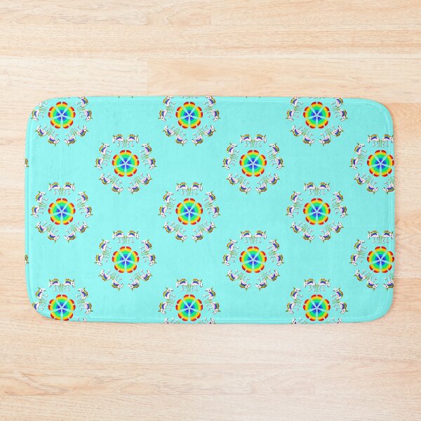 Item preview, Little Unicorns (Turquoise) designed and sold by ScarletPanda.
