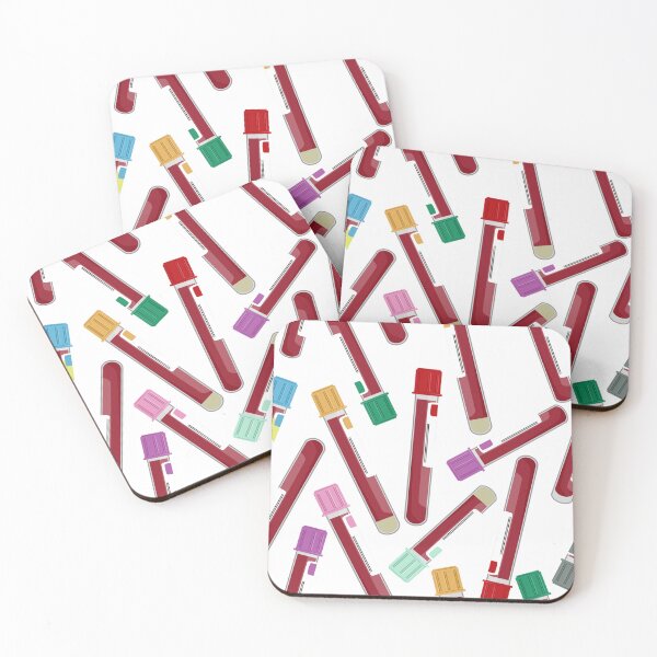 Item preview, Laboratory Blood Work Test Tube Pattern designed and sold by Lindsey Seymour.