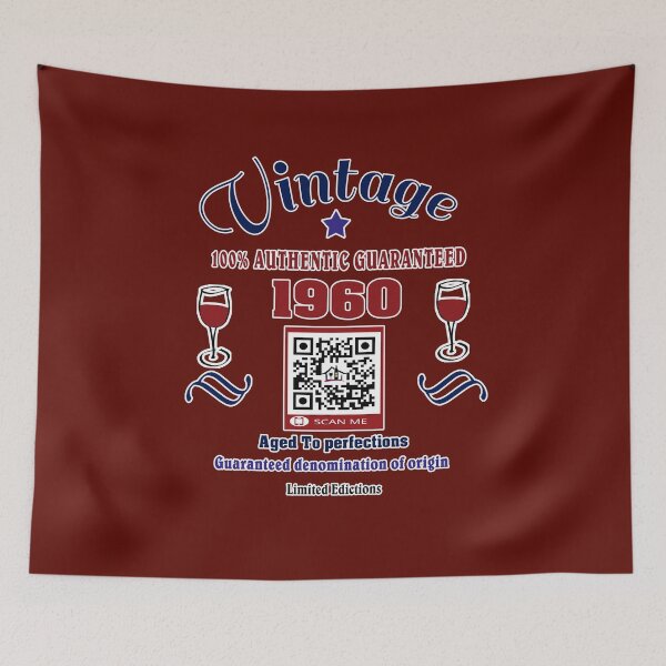 Item preview, Happy birthday gift wine lovers 1960 designed and sold by hogardevinos22.