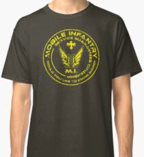 Camiseta clásica Starship Troopers: parche de infantería móvil