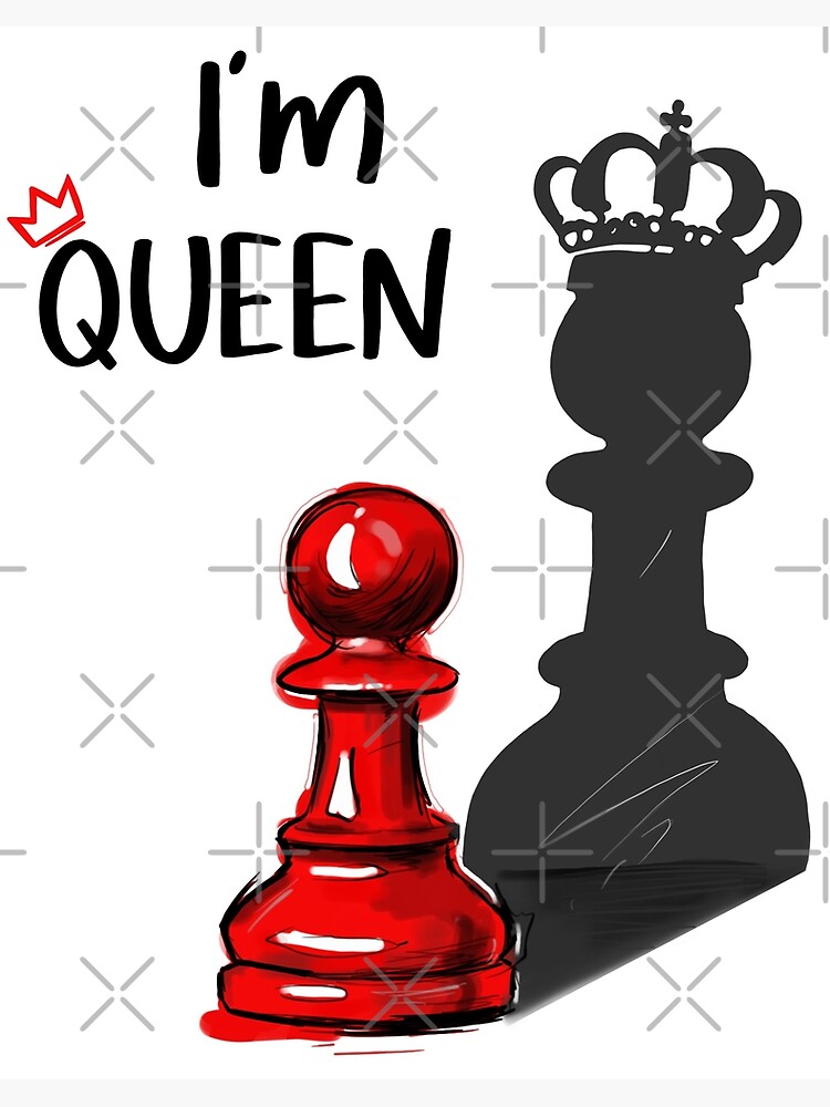 Chess Queen Beats King Between Other Pieces On The Chessboard