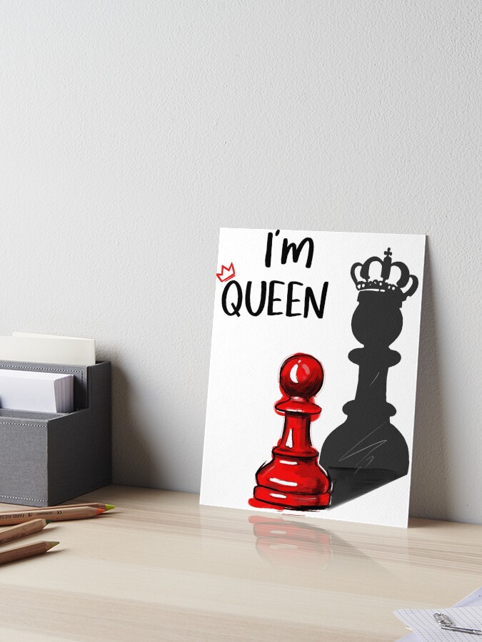 2-Piece Chess King & Queen Canvas Wall Art, 8x10