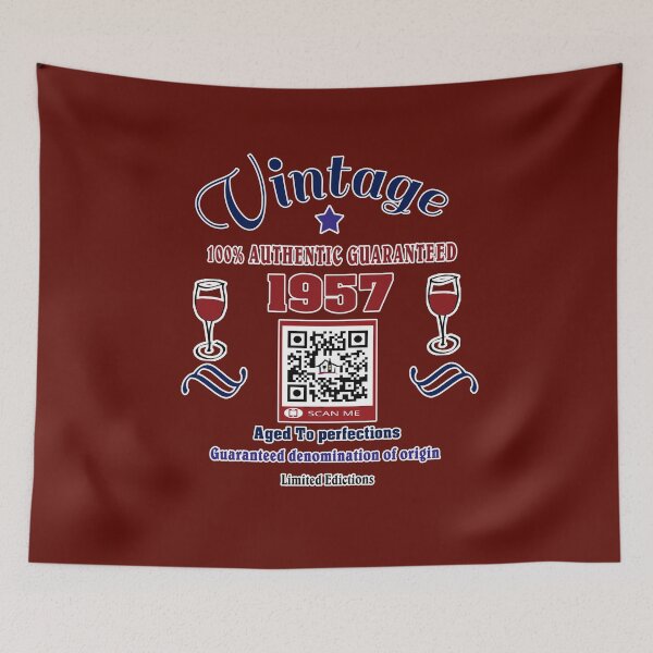 Item preview, Happy birthday gift wine lovers 1957 designed and sold by hogardevinos22.