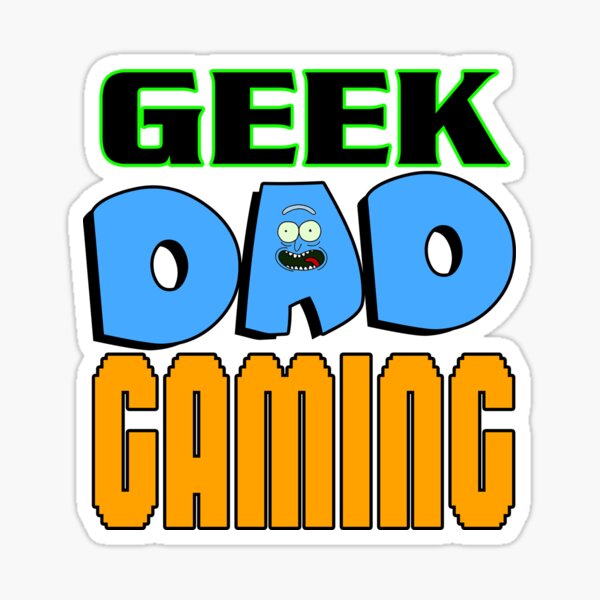 GEEK DAD GAMING Sticker