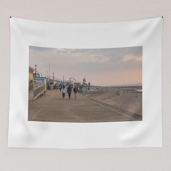Item preview, Hunstanton esplanade as the sun goes down designed and sold by yackers1.