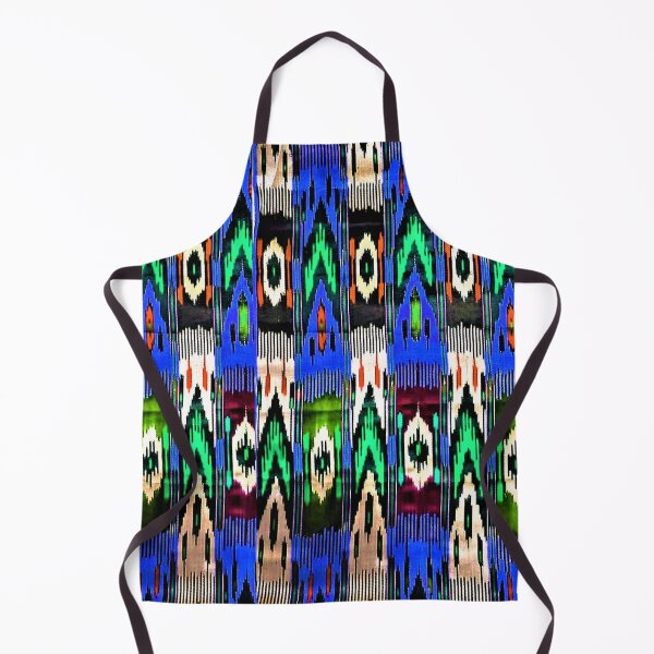 Item preview, Uzbek ikat clas atlas pattern, ikat designed and sold by LeFabriqueOuz.
