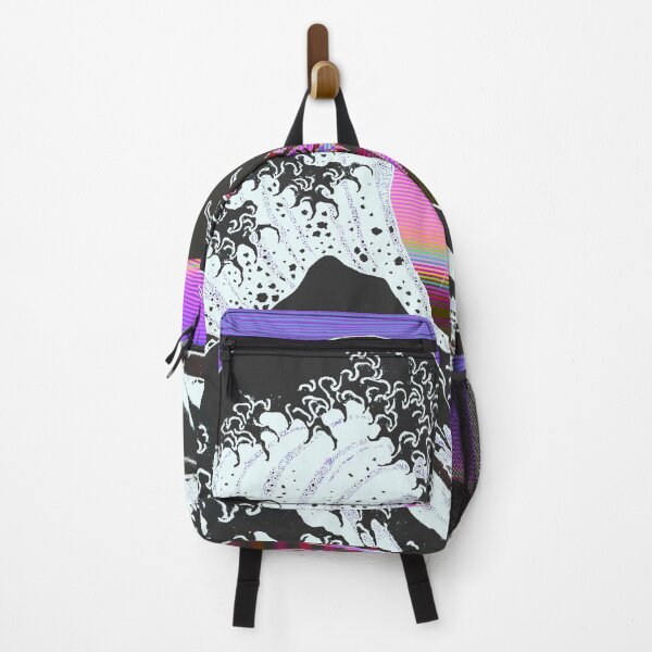 Item preview, Retro Vaporwave Aesthetic Great Wave off Kanagawa designed and sold by ind3finite.