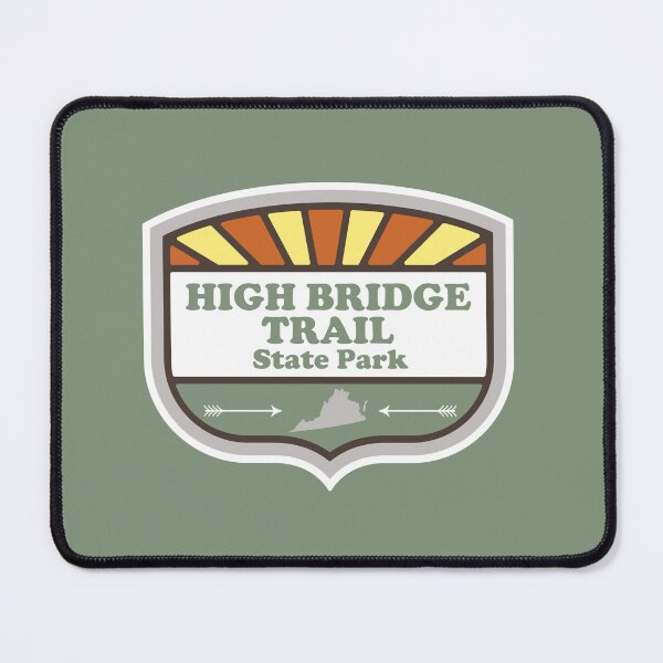 Item preview, High Bridge Trail State Park Virginia Retro Sunburst Badge designed and sold by palmettodigital.