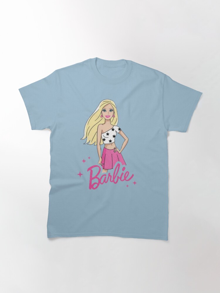 Disover Black Barbie Girl Illustration T-shirt