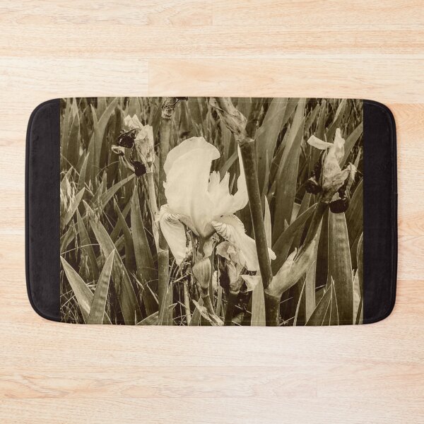 Item preview, Heirloom White Iris Flower, Sepia Toned Photo designed and sold by GladBlackLamb.