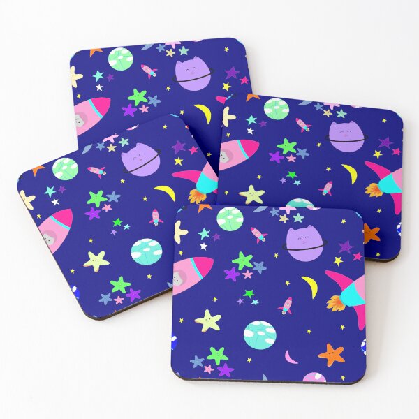 Item preview, astronaut cat spaceship galaxy designed and sold by Gossip Rag.