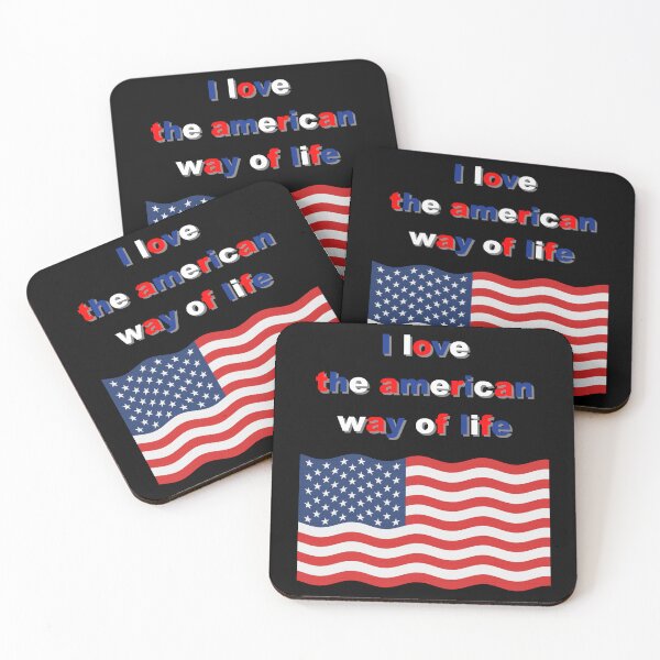 Item preview, American way, USA flag, USA gift idea designed and sold by Kirei-Lily.