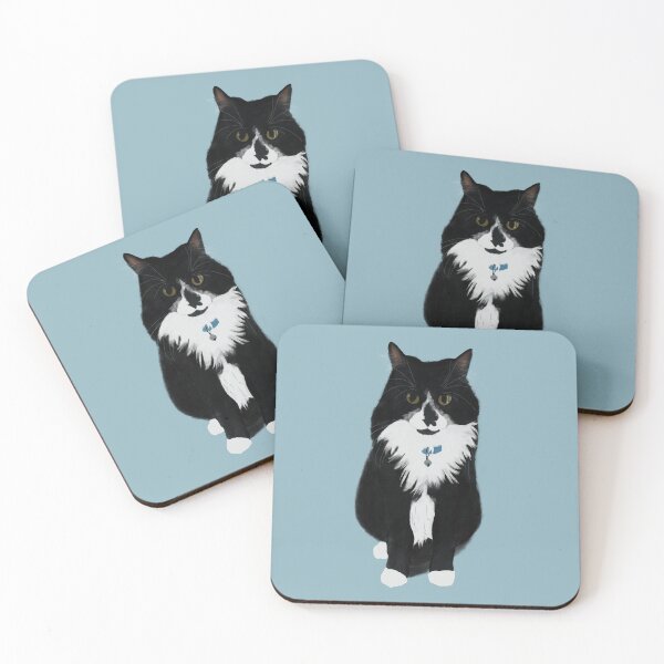 Item preview, Jupiter the tuxedo Cat designed and sold by aleeshaburke.