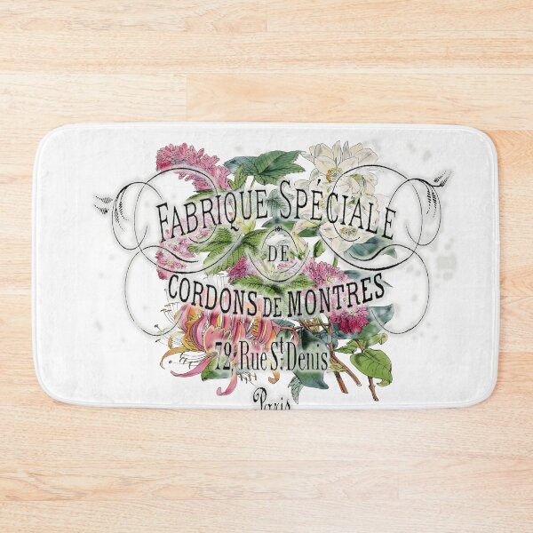 Item preview, French Script with Pink Floral designed and sold by Slh69.